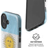 Argentina Flag Distressed iPhone 16 Magsafe Impact Case